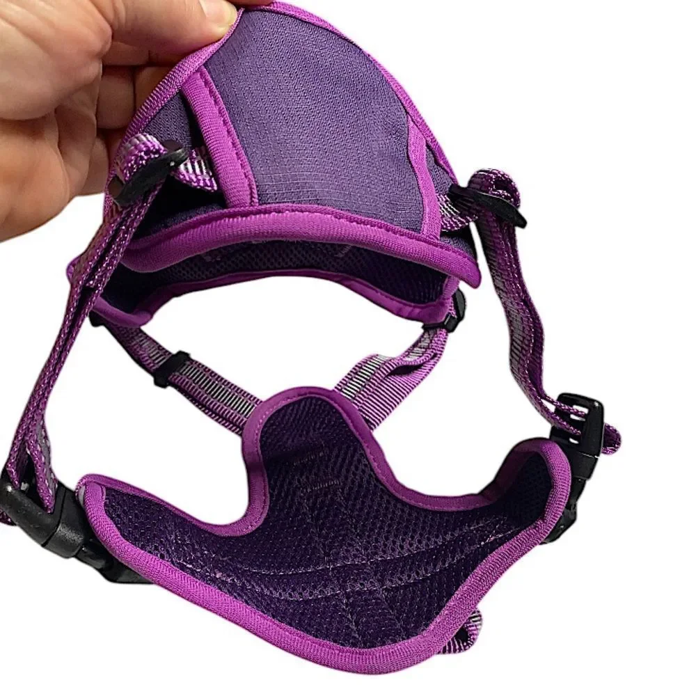 Dog Harness Size Small New Furbaby Reflective Adjustable Purple